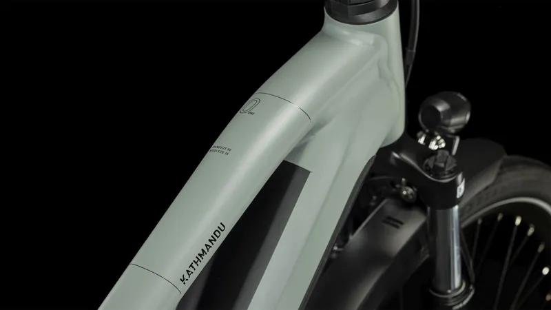 Cube Kathmandu Hybrid One 750 Trekking eBike in Swamp Grey-1